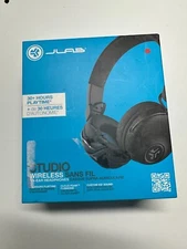 JLab Studio Bluetooth Wireless On-Ear Headphones - Black
