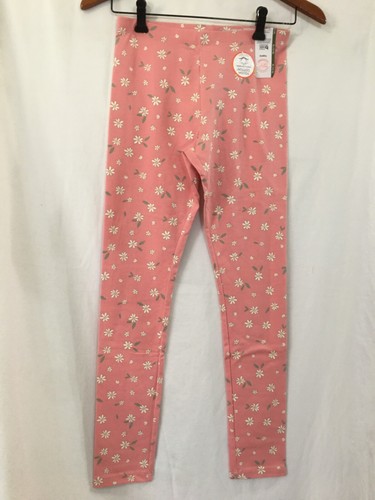 Wonder Nation NWT Leggings Girls Tough Cotton Pink Floral Flowers many sizes - Picture 3 of 4
