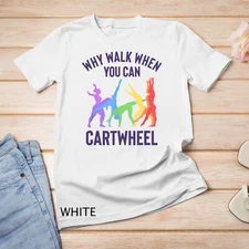 Gymnastics Gymnast Teen Girls Women Cool Cartwheel Unisex T-shirt