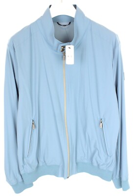 Brooks Brothers Jacke Herren XL Leicht Reißverschluss Gefuttert Blue