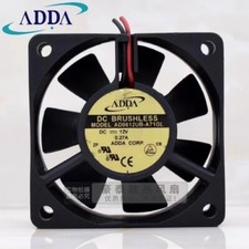 ADDA AD0612UB-A71GL 6025 DC12V 0.27A 6CM 2-Wire Dual Ball Cooling Fan