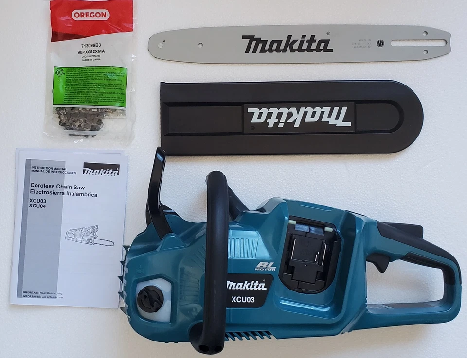 Sierra de cadena MAKITA XCU03Z 36V (18V X2) LXT sin escobillas 14", solo herramienta