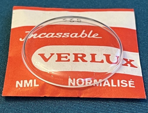 Verre De Montre Verlux Normalisé 402 Mm Diamètre - Plexi, NOS, Pour Réparation