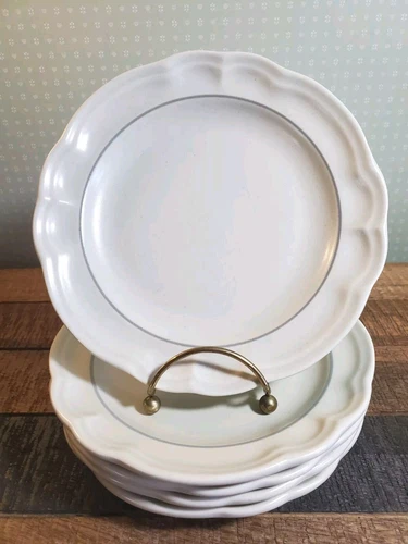 Set of 5 Pfaltzgraff Heirloom 7-1/4" Salad Dessert Plates Discontinued Pattern