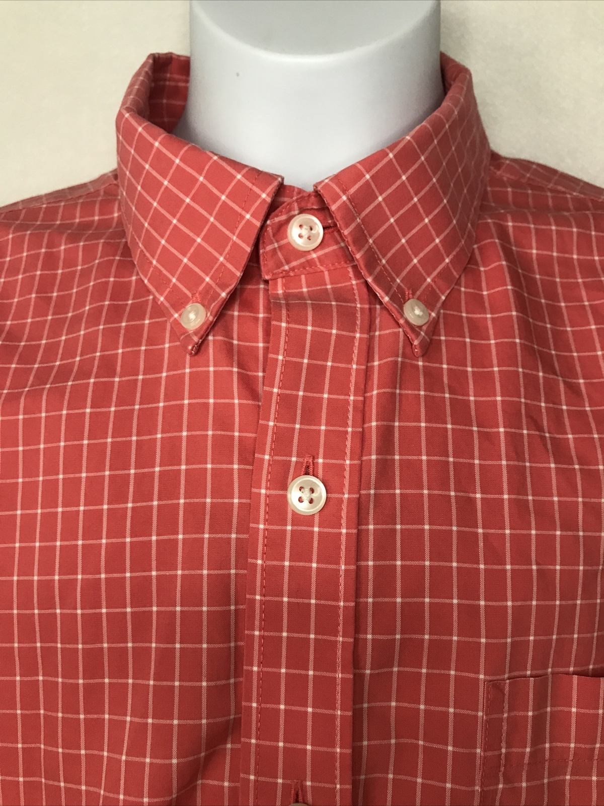 L. L. Bean Men's Wrinkle Resistant Traditional Fit Long Sleeve Shirt Size M-Reg