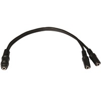 9 Inch 3.5mm Stereo Female To Dual 3.5mm Female Y Splitter Cable - Stereo Split on sale 9 Inch 3.5mm Stereo Female To Dual 3.5mm Female Y Splitter Cable - Stereo Split on sale