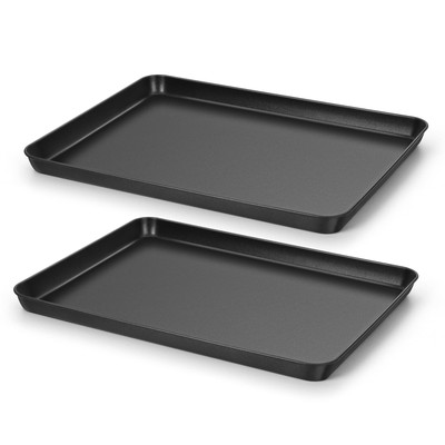 Carbon Steel Cookie Sheet Baking Pan Oven Tray Commercial Baking Sheet 2 Pack