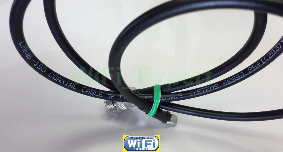 TIMES Microwave® LMR195 5 FEET RF Pigtail Cable N Female to BNC Male MADE IN USA - Image 3 of 4