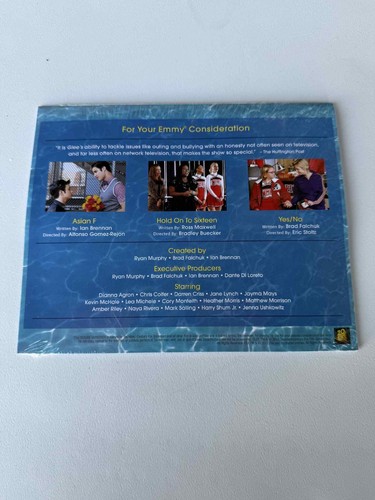 New 2012 Glee Emmy Fyc Dvd Naya Rivera Cory Lea Michelle Nice Sealed - Picture 2 of 2