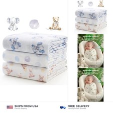 Momcozy Muslin Swaddle Blankets, Breathable and Skin-Friendly Receiving Blank...