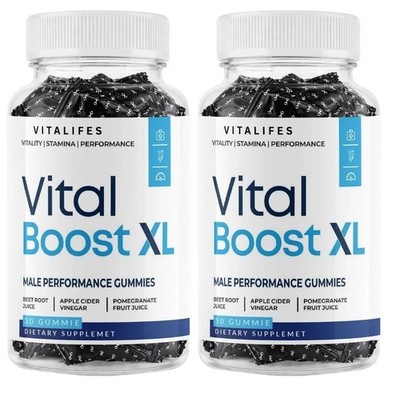 (2 Pack) Vital Boost XL Male Gummys Advanced Formula VitalBoost XL 30 Gummies