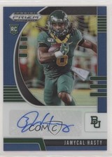 2020 Panini Prizm Draft Picks Rookies Blue Jamycal Hasty #243 Auto b6s
