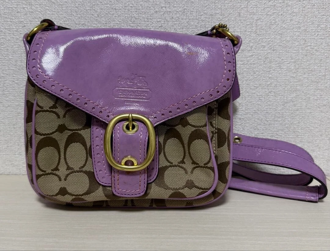 Coach Purple Patent Bags & Handbags for Women for sale - eBay