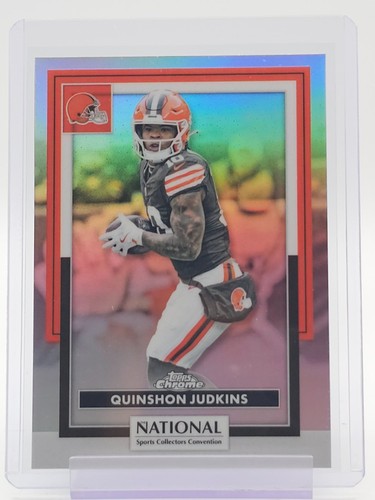 QUINSHON JUDKINS 2026 TOPPS CHROME NSCC FOOTBALL REFRACTOR BROWNS Q3694