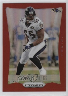 2024 Panini Prizm Deca Red Prizm 140/199 Terrell Suggs #27 0us8