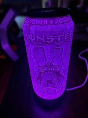 Doctor Doom Doomsday 3D Printed Monster-Style RGB lamp Display   App controlled