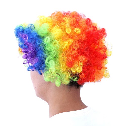3-teiliges Clown Kostüm Sets Kreativ Cosplay Clown Perücke Nase Handschuhe Kostüm Anzug - Bild 5 von 11