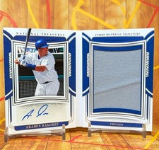2023 Aramis Ramirez Panini National Treasures Jumbo Material Signature Booklet