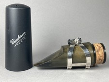 VINTAGE SELMER "E" BASS CLARINET MOUTHPIECE VANDOREN M/0 LIGATURE AND CAP