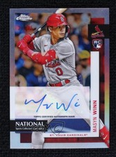 2024 National Convention Topps Chrome Baseball 24/25 Masyn Winn #MLB-7 Auto 1a2d