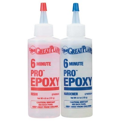 Great Planes Pro Epoxy 6-Minute Formula 9 oz GPMR6045 Miscellaneous Airplane
