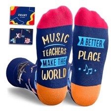 Teacher Appreciation Gifts - Music Medium Music Teacher Better Place Navy Blue