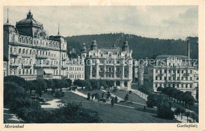 Marienbad Tschechien Boehmen Goetheplatz