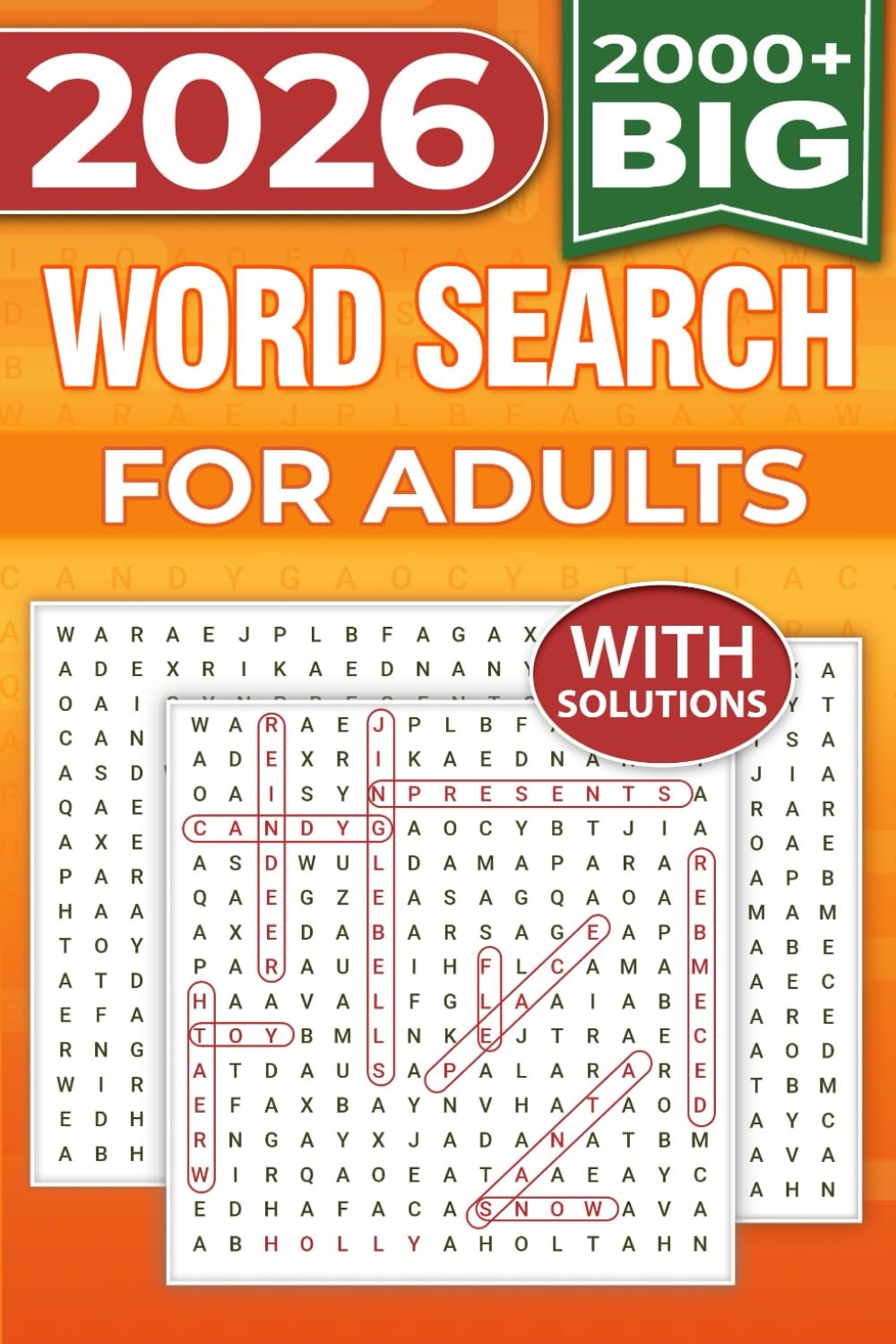Word Search for Adults: 2000+ Relaxing Word Find Challenges to Boost Memory for