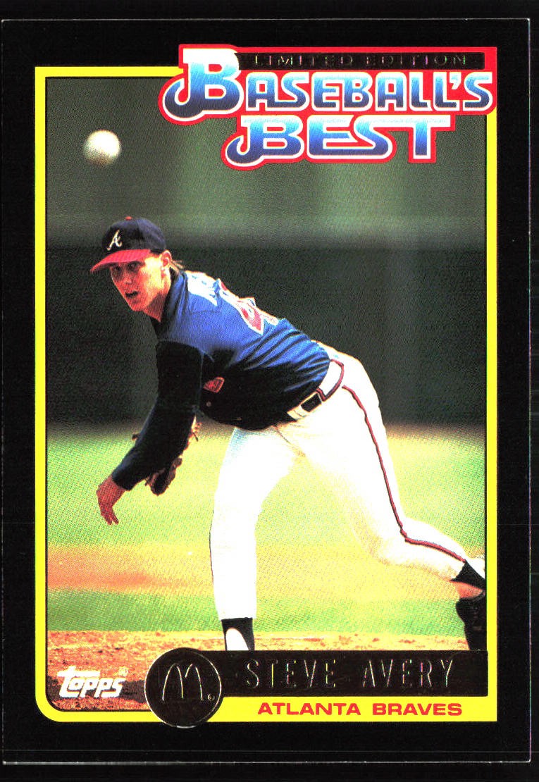 1992 Topps McDonald's Baseball's Best #16 Steve Avery