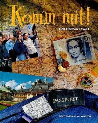 Komm Mit!: Level 1 - Hardcover, by Holt Rinehart and Winston Inc. - Acceptable n