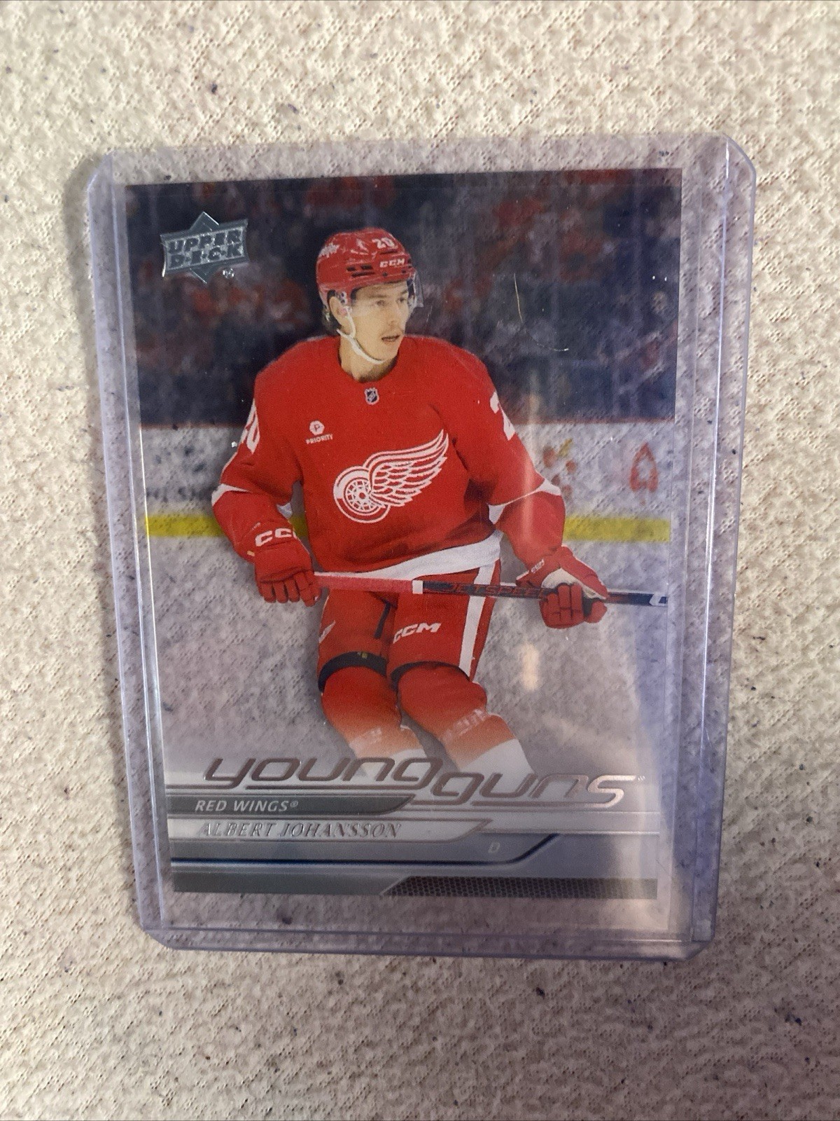 2024-25 Upper Deck Young Guns Clear Cut #475 Albert Johansson Detroit