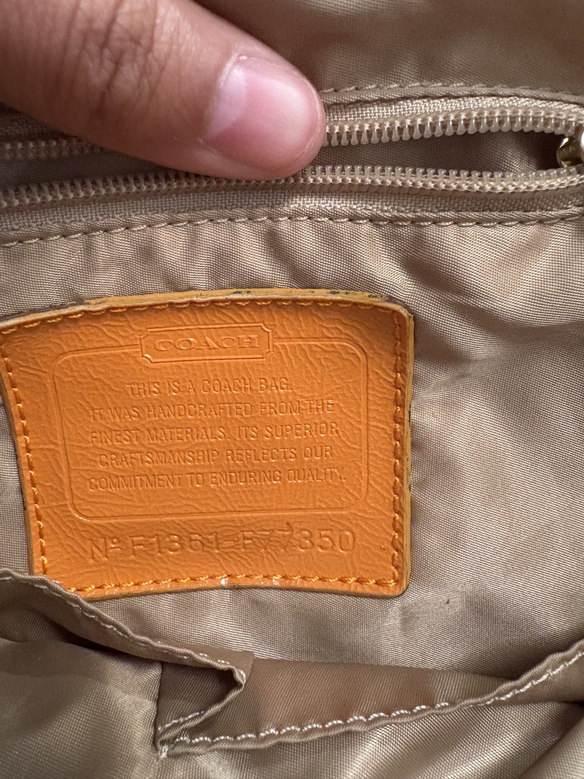 Coach Backpack Large; Bright Orange - image 5