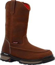 Rocky Men's 11" Rams Horn Pull On W/P Work Boot-Crazy Horse RKK0441 New in Box