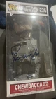 Peter Mayhew Signed Star Wars Chewbacca with AT-ST 236 Funko Pop JSA AUTHENTIC