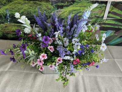 Kunstblumen im Pflanzgefäß für Garten/Haus/Event/Party/Hochzeit Deko BB