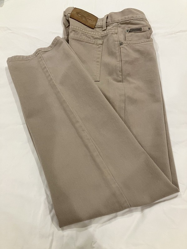 vintage CALVIN KLEIN EASY FIT OVERDYE STONEWASH JEANS MEN'S actual Size 33x32
