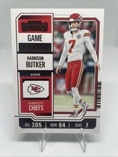 2023 Panini Contenders - Harrison Butker #49 Bronze Game Ticket