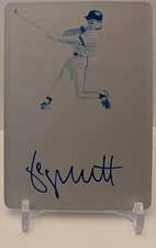 2023 National Treasures George Brett Printing Plate Autograph 1/1