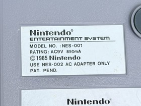 Consola Nintendo NES-001 Control Deck En Caja Sin Mario Embalaje Original - Probada