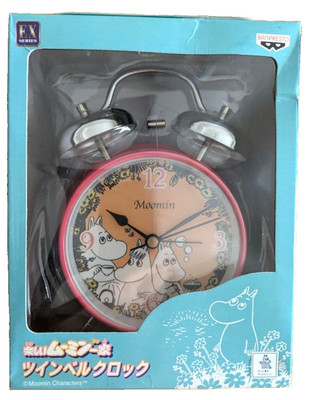 Moomin Banpresto Alarm Clock Red Retro Rare Prize Japan Limited
