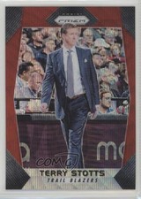 2017-18 Panini Prizm Ruby Wave Prizm Terry Stotts #150 0a1