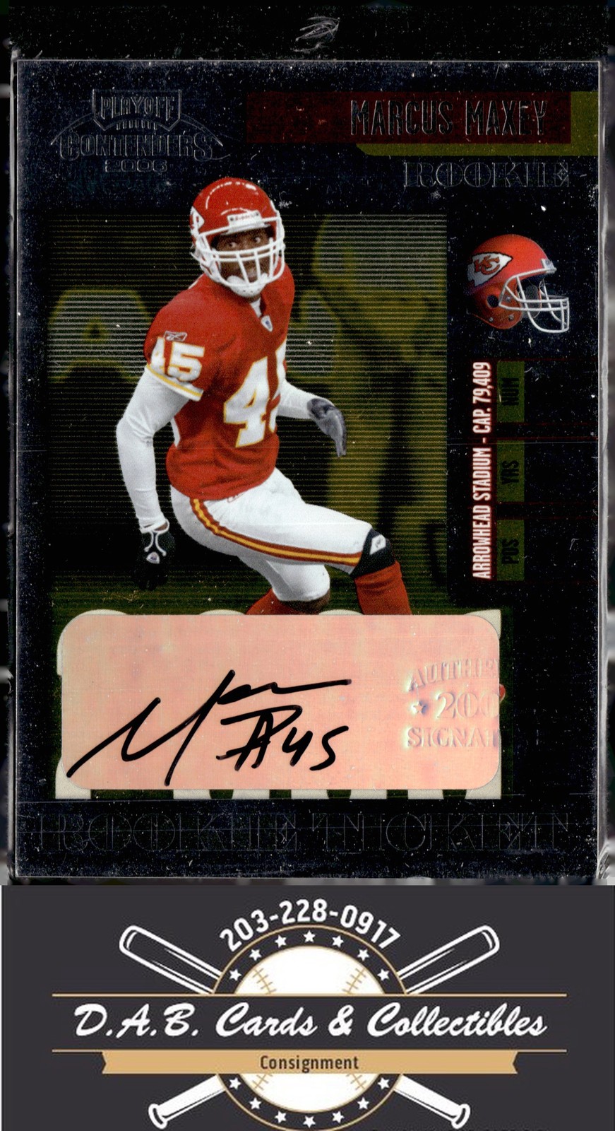 Marcus Maxey Playoff Contenders #157 Autograph