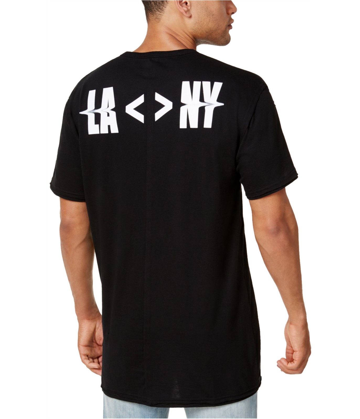 INC Mens LA N Graphic T-Shirt Black Small 4390₽