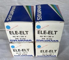 ELE / ELT Projector Lamp Bulb 80 W 30 Volt Sylvania LOT OF 4 