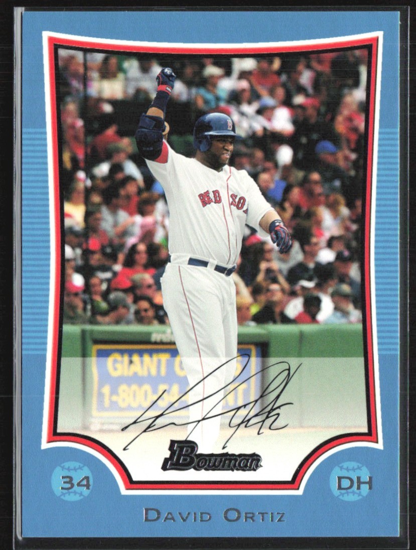 David Ortiz 2009 Bowman Blue /500 C #22 Boston Red Sox