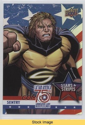 2016 Marvel Captain America 75th Anniversary Rainbow Foil Sentry #SS-3 READ 9iv