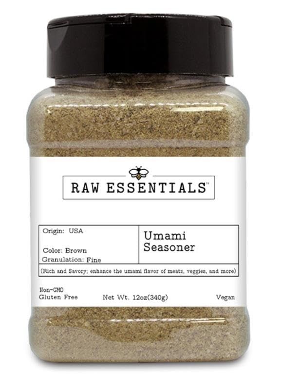 Polvo condicionador Raw Essentials Umami, botella de 12 onzas 12 (paquete de 1)