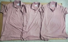 Chik Fil A Womens Red Short Sleeve Polo Uniform Work Shirt Size Large Lot of 3