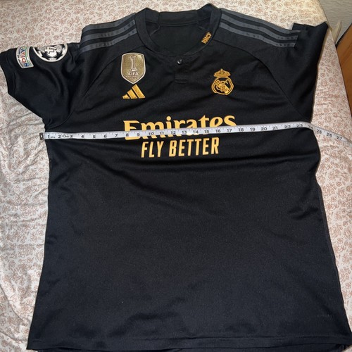 Adidas Real Madrid Third Kit 2023-2024 Jude Bellingham #5 2XL XXL Fits Like XL