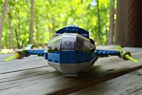 LEGO Toy Story: Buzz's Star Command Spaceship (7593) Complete Set No Minifigures